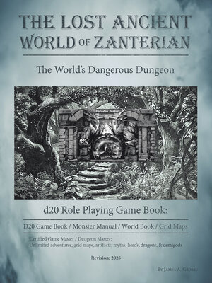 cover image of The Lost Ancient World of Zanterian--d20 Role Playing Game Book